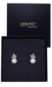 Kolczyki ślubne DAISY gold