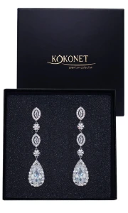 Kolczyki ślubne DENIS silver