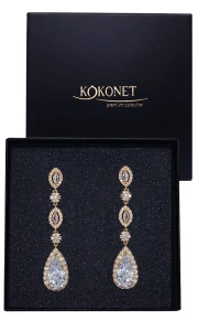 Kolczyki ślubne DENIS gold