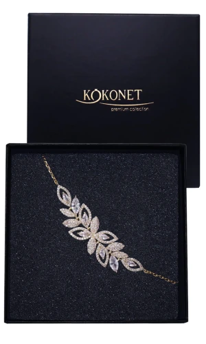 Bransoletka ślubna złota DALMA gold