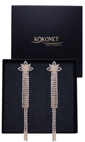 Kolczyki ślubne złote  MADINA gold