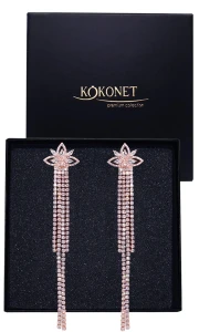 Kolczyki ślubne MADINA rose