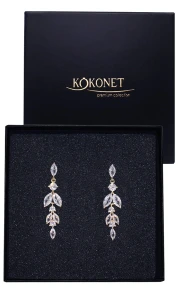 Kolczyki ślubne LIVIA gold