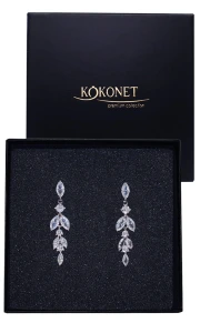 Kolczyki ślubne LIVIA silver