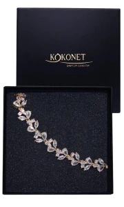 Bransoletka ślubna LIVIA gold