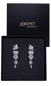 Kolczyki ślubne SURI silver