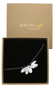 Kwiatowa bransoletka FORSYTHIA silver