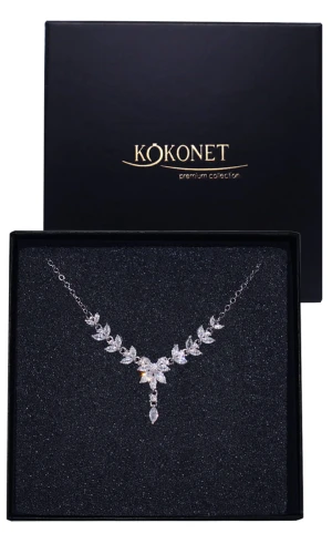 Naszyjnik srebrny ślubny TILLY silver