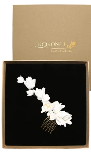 Grzebyk kwiatowy FRESJA gold