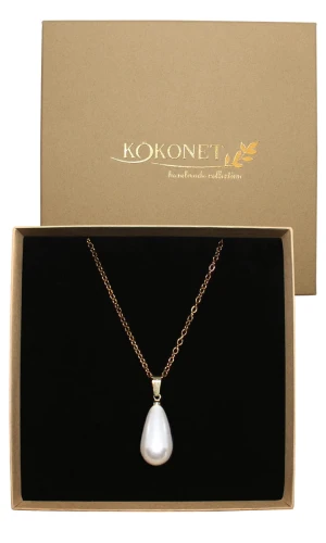 Naszyjnik złoty perłowy GOTA gold