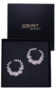 Kolczyki ślubne LILA silver