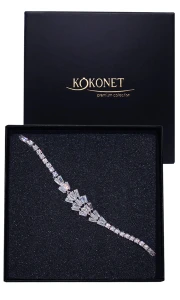 Bransoletka ślubna LUMINA silver