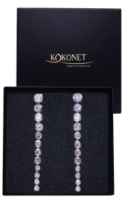 Kolczyki ślubne MODERNA silver