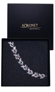 Bransoletka ślubna FLORIS silver