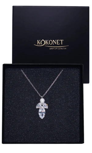 Naszyjnik srebrny ślubny SALMA silver