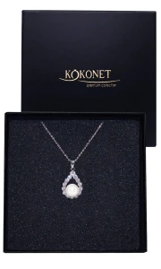 Naszyjnik ślubny CALADO silver