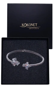 Bransoletka ślubna LILA silver