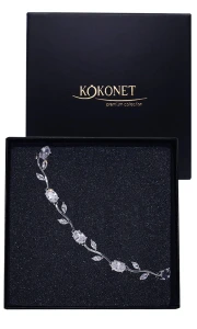 Bransoletka ślubna MUHER II silver