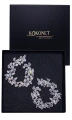 Duże efektowne kolczyki swarovski ślubne specjalna okazja wesele prezent