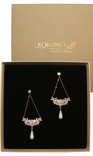 ZŁOTE wiszące kolczyki perły cyrkonie z kwiatami listkami ŚLUBNE łezki